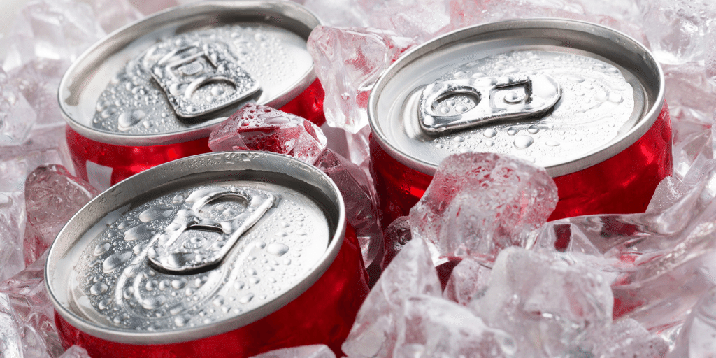 pop soda are fizzy drinks with high amount of sugar.