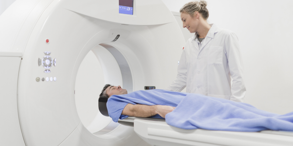 Patient getting a Private CT scan in Calgary