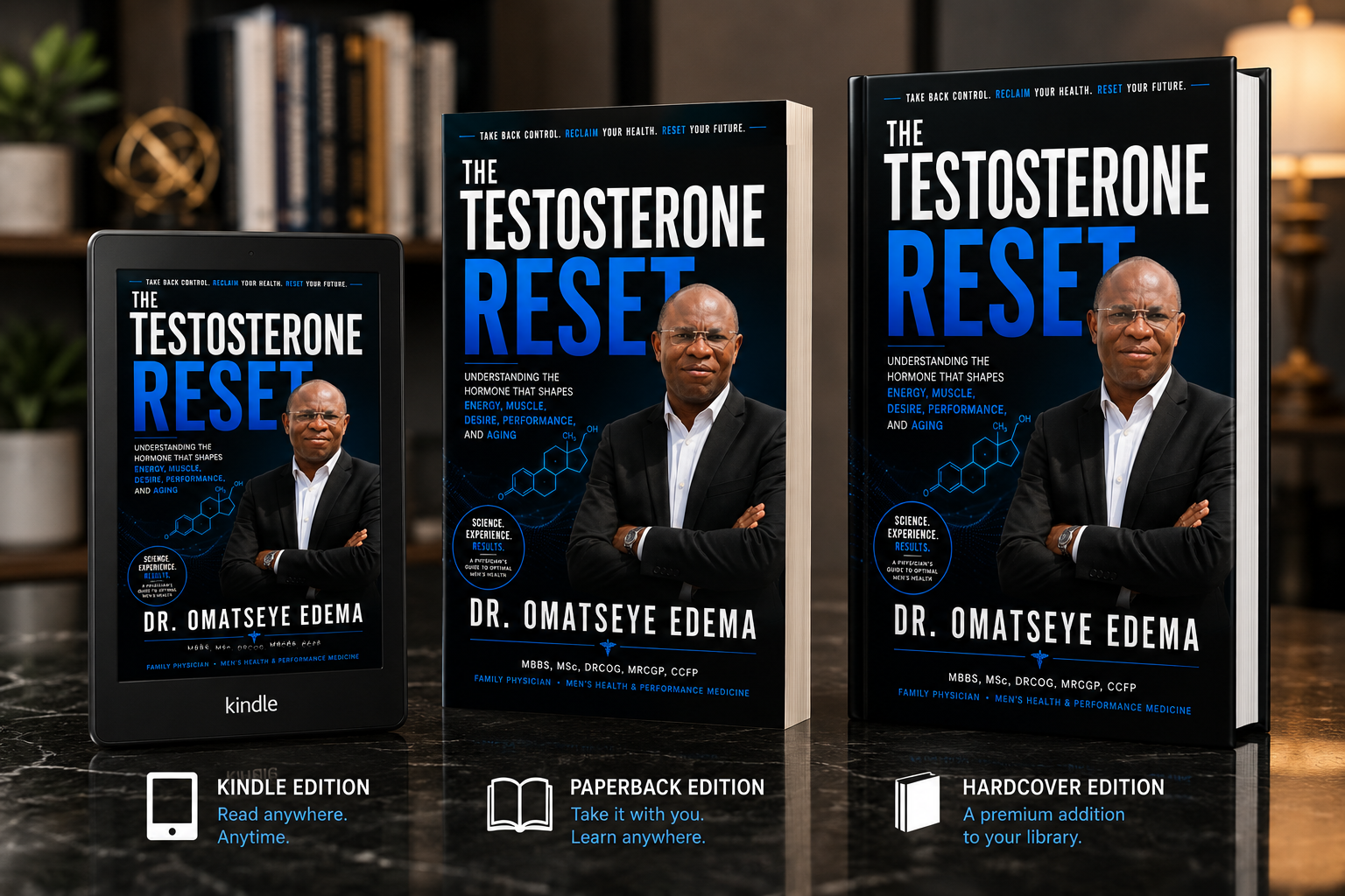Testosterone Reset Book - On Amazon